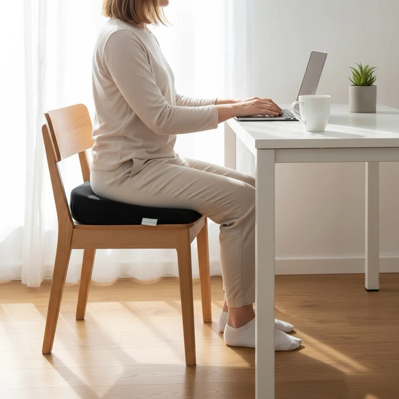 Ergonomisches Sitzkissen in Keilform
