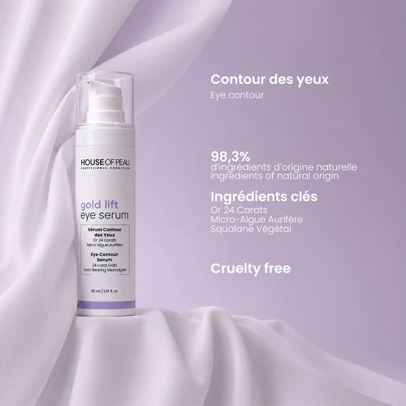 Gold Lift Eye Serum | Sérum Contour des Yeux | 30ml