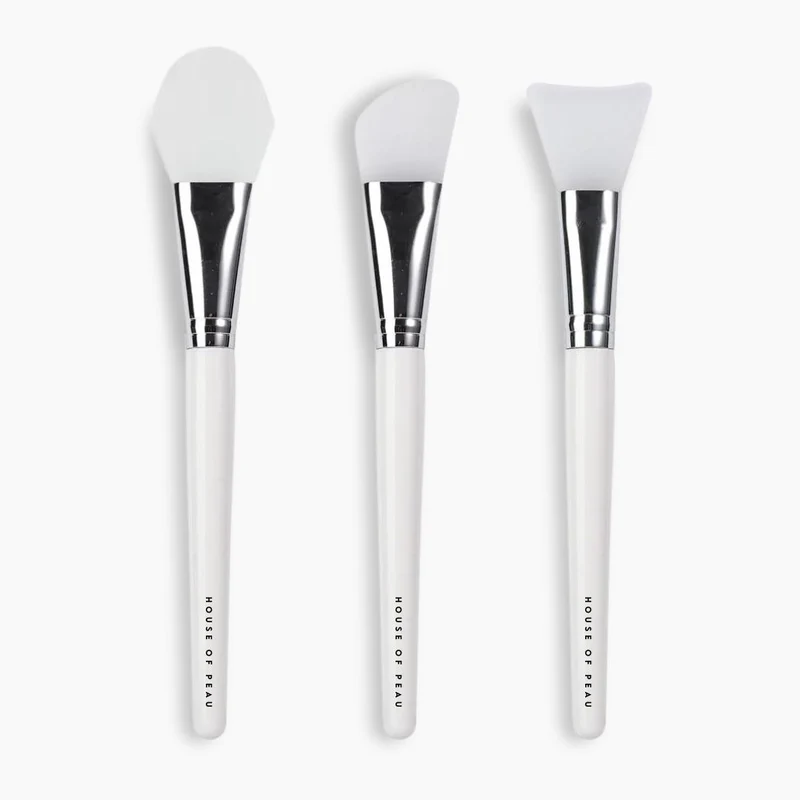 Pinceaux visage | Silicone | Lot de 3