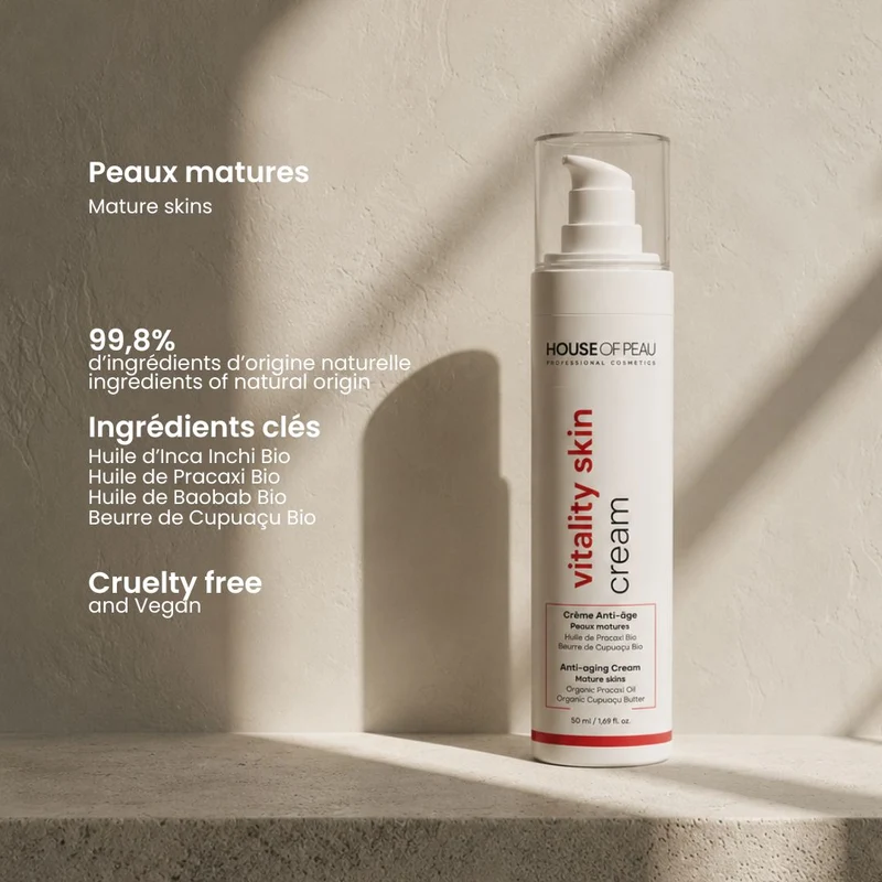 Vitality Skin Cream | Crème Anti-âge | 50ml