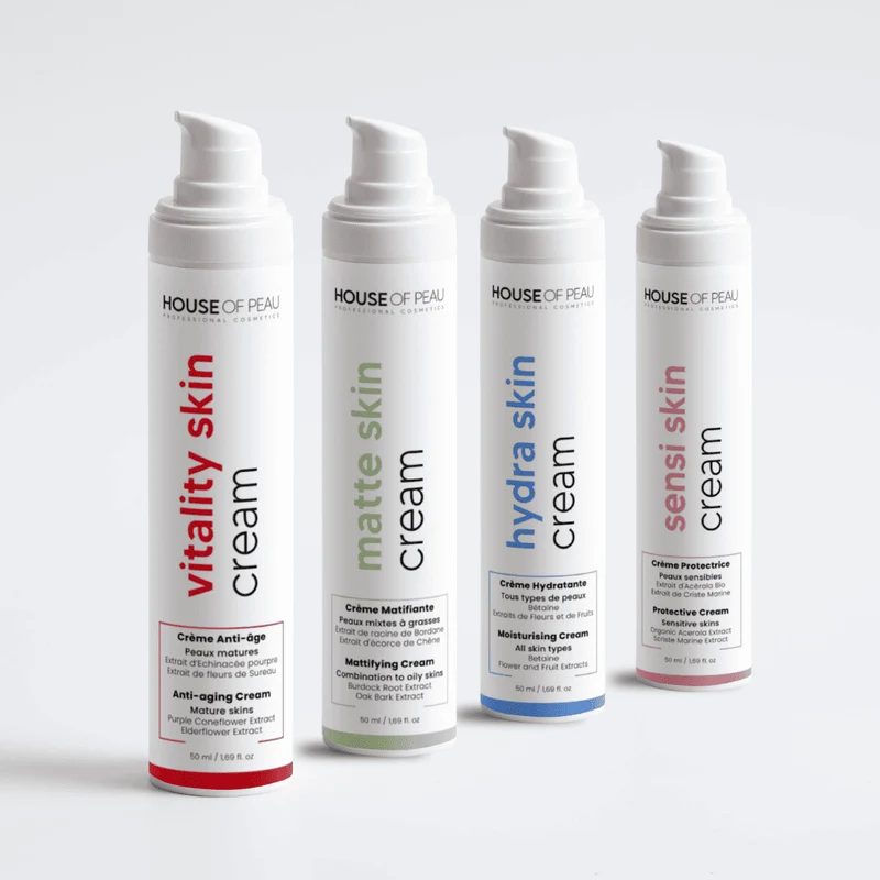 Crèmes visage professionnelles | Lot de 4