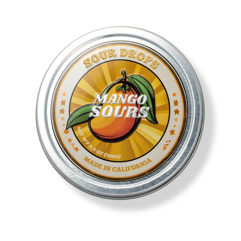 [Self-operated] Sour Drops Mango Sour Candy 100g (USA)