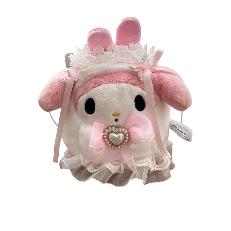 [Self-operated] Sanrio Little Ghost Lolita Series Plush Keychain My Melody Style 1 Piece Car Hanger Bag Charm Keychain