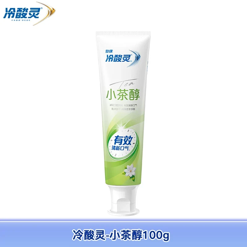 [Self-operated] China Lengsuanling Tea Alcohol Toothpaste 100g: Freshens breath, reduces bad breath, long-lasting fragrance, and cleans the mouth.