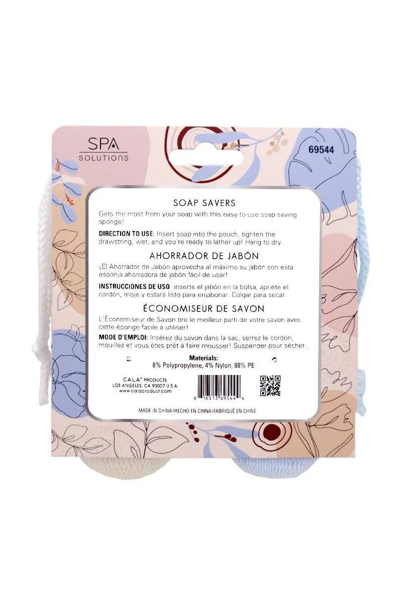 [Self-operated] CALA Soap Foaming Storage Bags (2-pack, Blue + Beige)