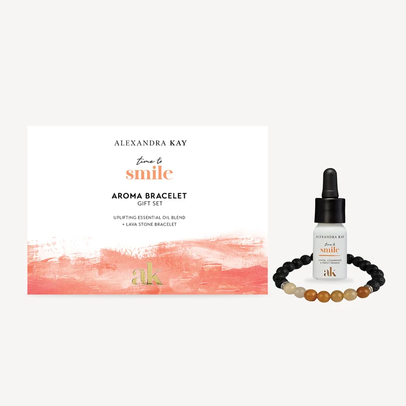 Alexandra Kay Time to Smile Aroma Bracelet Gift Set