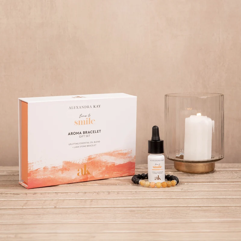 Alexandra Kay Time to Smile Aroma Bracelet Gift Set