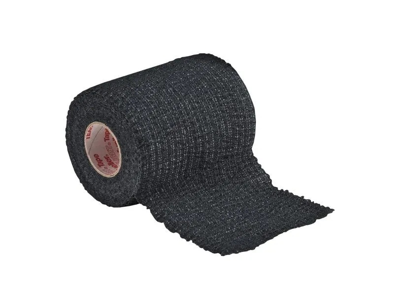 Mueller TEAR Light Tape, Krepptape, schwarz, 7.5 cm x 6.85 m, 16 Stück