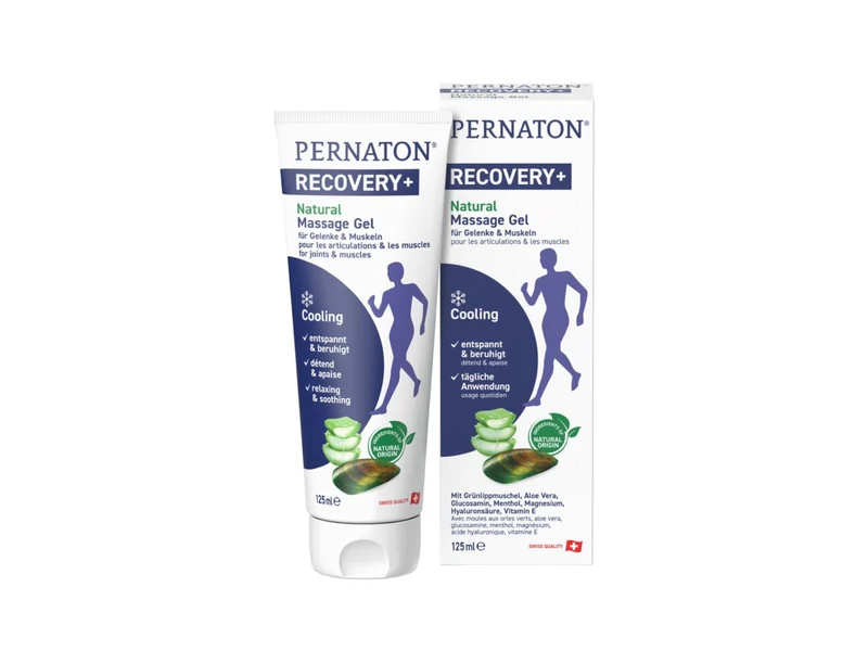 Pernaton Natural Massage Gel Recovery + Cool, 125 ml