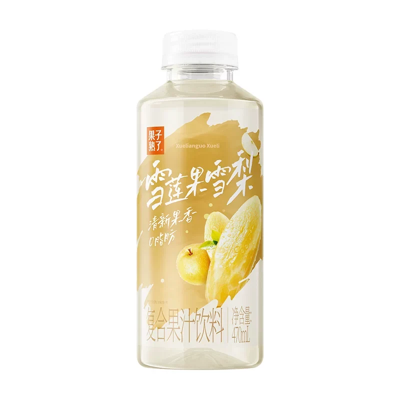 [Self-operated] Chinese Fruit Ripe Snow Lotus Fruit and Pear Juice Drink 470ml 0 Fat Refreshing and Sweet Juice Drink