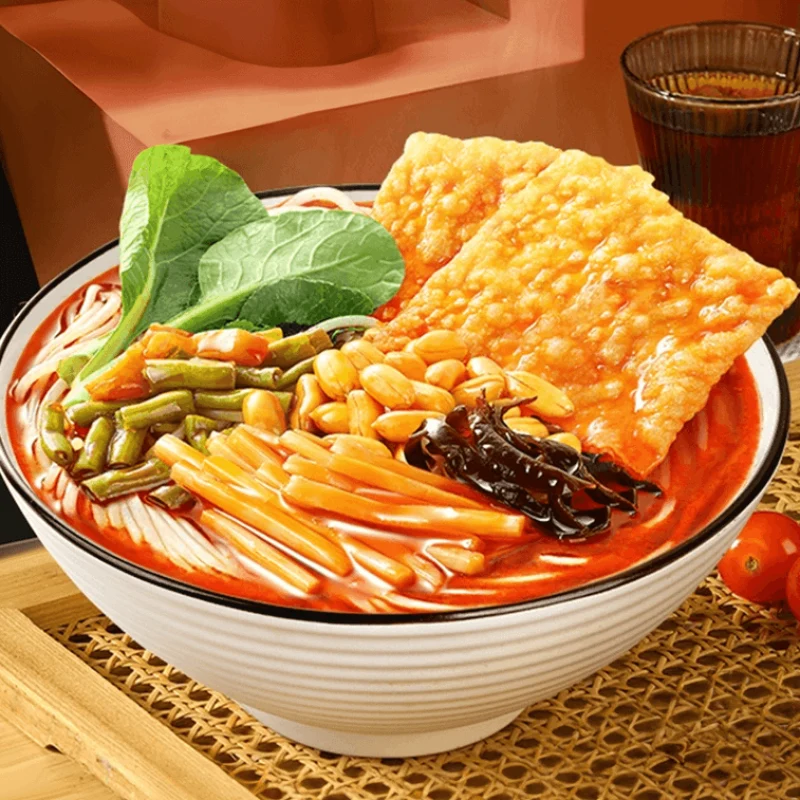 [Self-operated] China Choubao Signature Original Flavor Liuzhou River Snail Rice Noodles 300g, Large Slices of Tofu Skin, Liuzhou Specialty, Satisfying Cravings, Rice Noodles, Instant Food, Late Night Snack