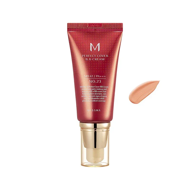 [Self-operated] MISSHA M BB Cream, Skin Concealer #23 Natural SPF42 PA+++ 50ml, Korean foundation, concealer, moisturizing, long-lasting, non-smudging, sun protection, whitening and skin-nourishing.