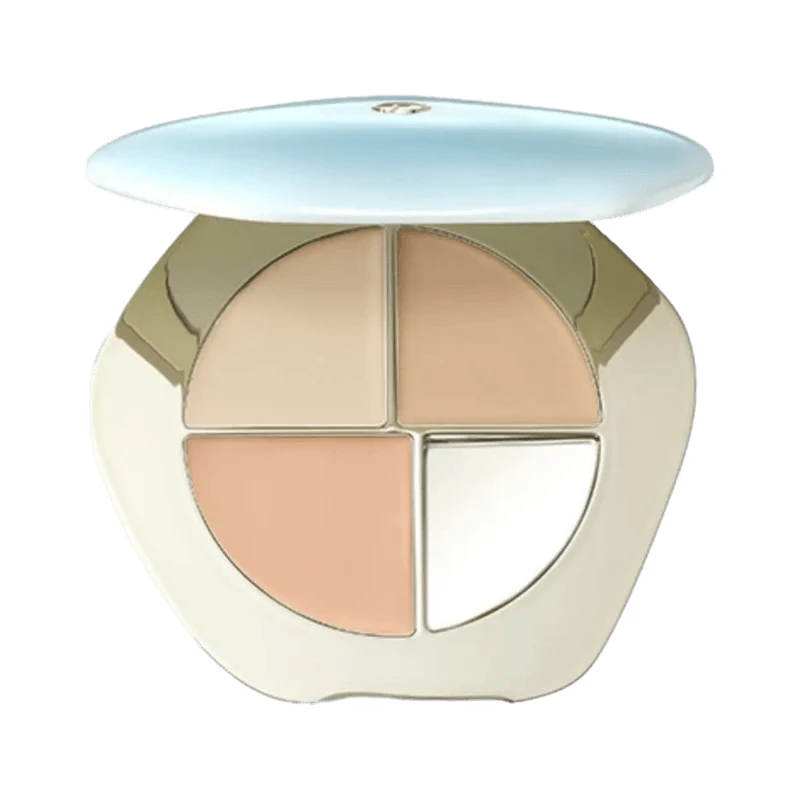 [Self-operated] China TIMAGE Caitang Runyu Flawless Three-Color Concealer #01 Goose Velvet Palette Cream Chocolate Concealer Palette for blemishes, acne scars, brightening, tear troughs, nasolabial folds, and dark circles.