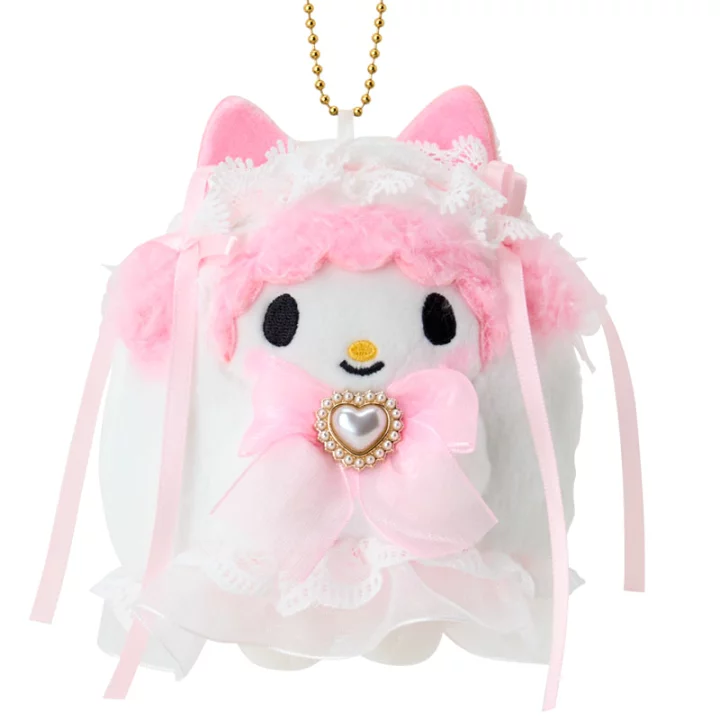 [Self-operated] Sanrio Little Ghost Lolita Series Plush Keychain My Sweet Piano (1 piece) Car Hanging Bag Charm Keychain