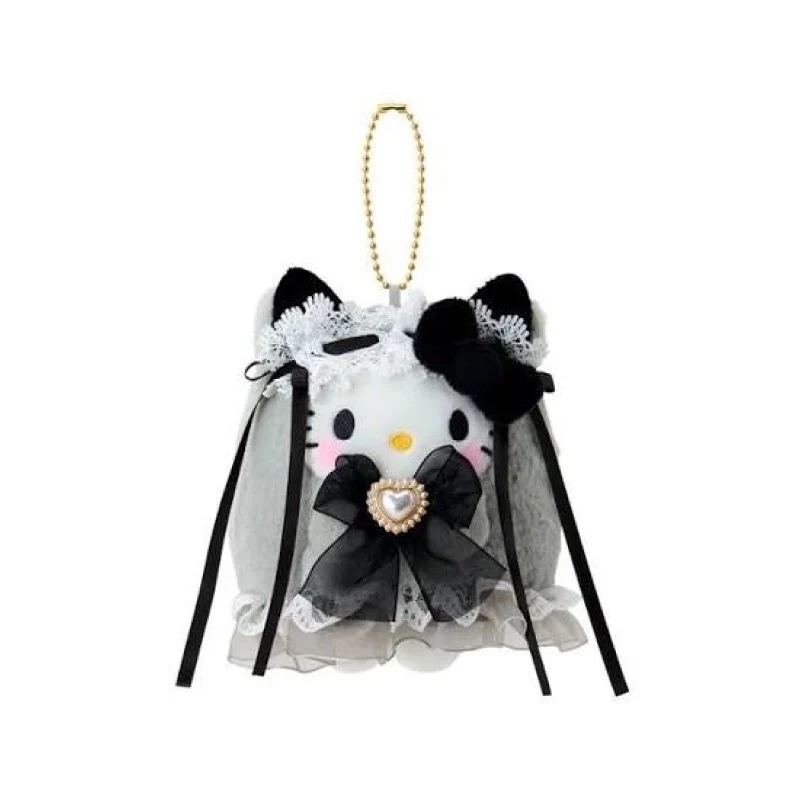 [Self-operated] Sanrio Little Ghost Lolita Series Plush Keychain Hello Kitty Style 1 Piece Car Hanger Bag Charm Keychain