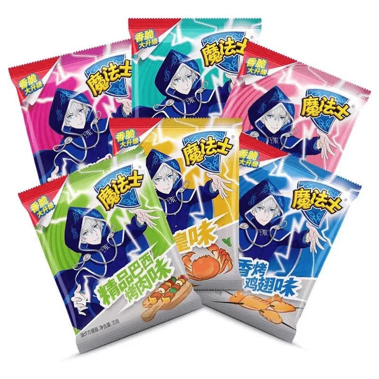 [Self-operated] MORE FANS Crispy Chicken Wing Flavor Crispy Noodles 35g - A childhood memory, ready-to-eat snack, crispy and delicious, perfect for binge-watching TV shows.
