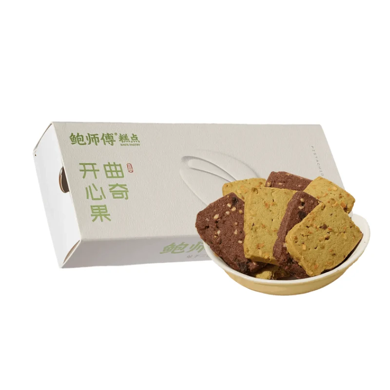[Self-operated] BAO'S PASTRY Pistachio Cookies Gift Box 120g (120g) with large, fragrant, and crispy nuts - a must-have for any gift or souvenir.