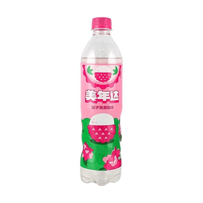 [Self-operated] Mirinda Lychee Flavored Soda 600ml - Refreshing, Delicious, and Fruity - Popular Carbonated Beverage