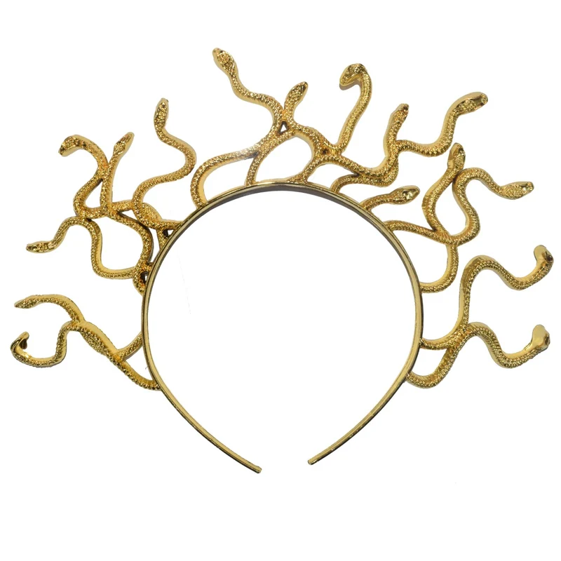 Goldener Medusa-Haarreif