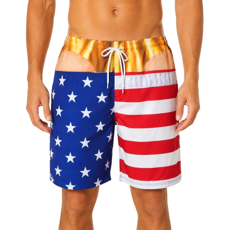 Lustige USA-Badehose