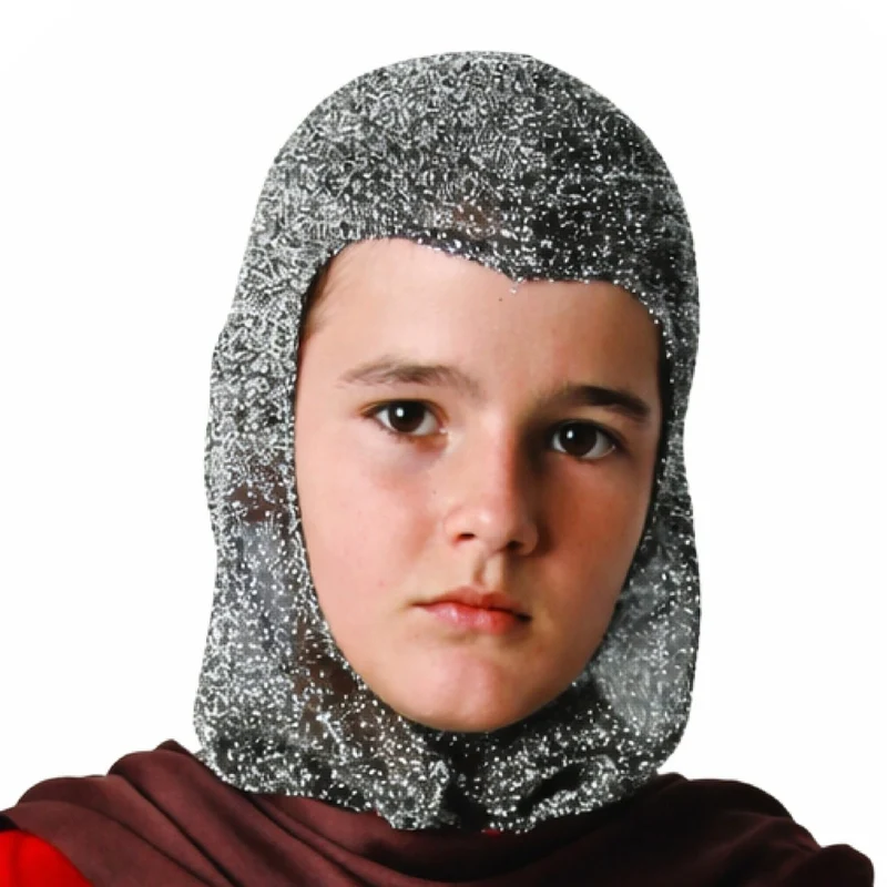 Mittelalterliche Eco-Kettenhaube für Kinder