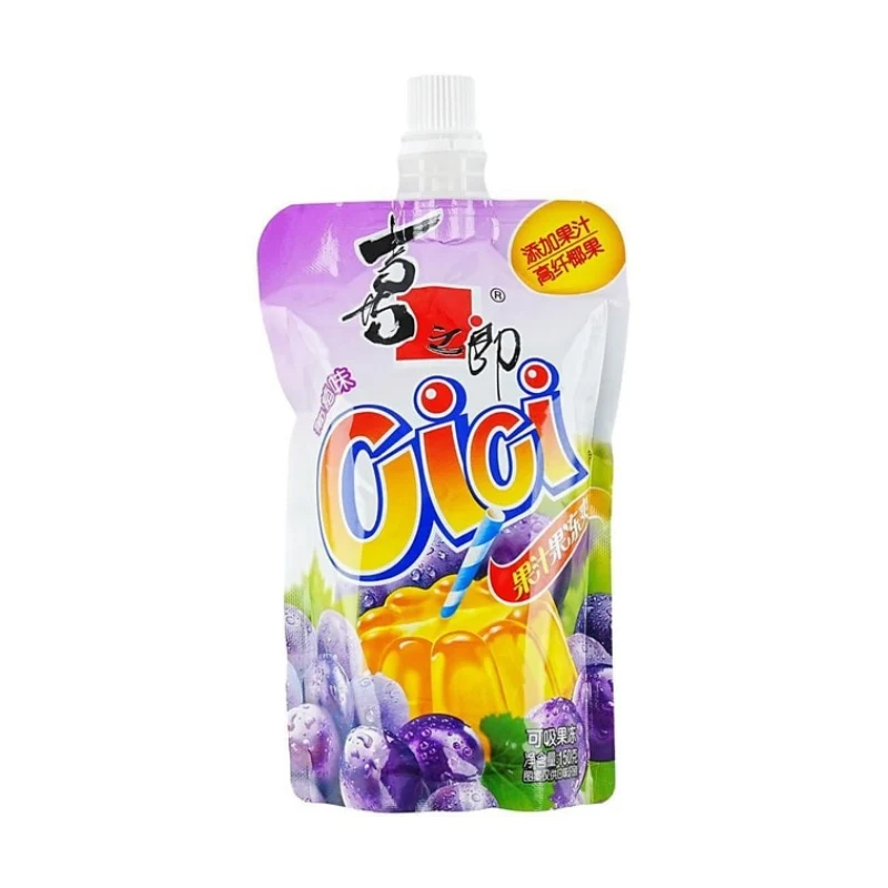 [Self-operated] CICI Squeezable Jelly (Grape Flavor) 150g - Kids' Delicious Snack Jelly Pudding