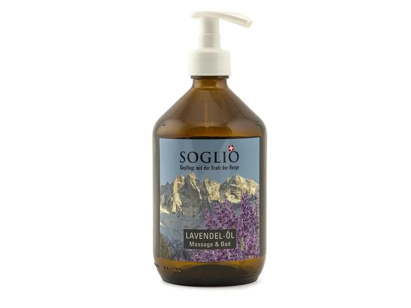 Soglio Massageöl Lavendel, 520 ml