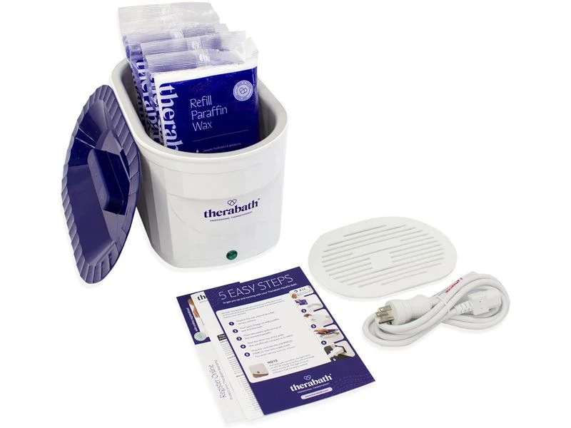 Therabath Paraffinbad, inkl. 6 Beutel Paraffin Nachfüllblöcke zu 0.45kg (2.7kg), ohne Duft