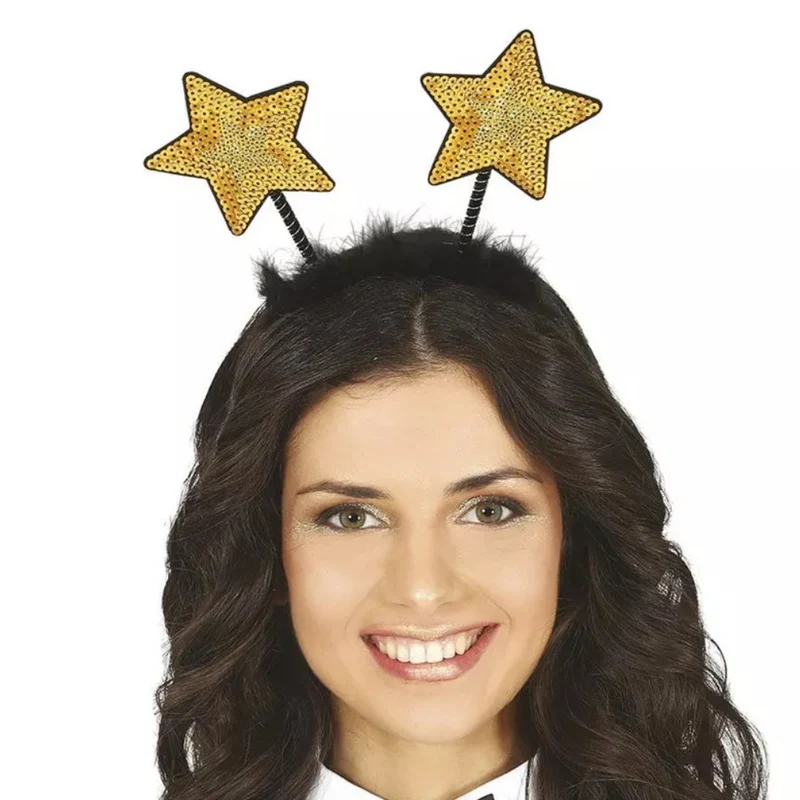 Haarreif mit goldenen Sternen