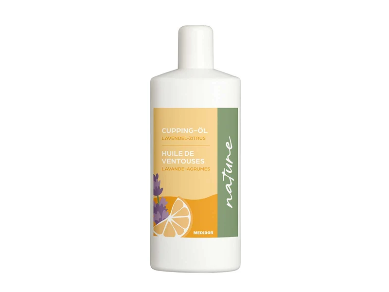 MEDiDOR Cupping-Öl Lavendel-Zitrus Nature, 1 Liter