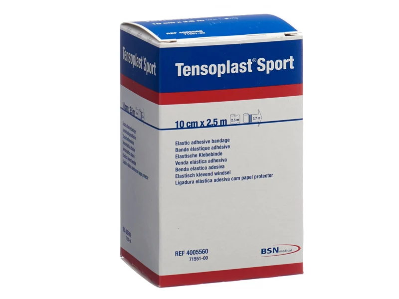 Tensoplast Sport Elastische Klebebinde, 10 cm x 2.5 m