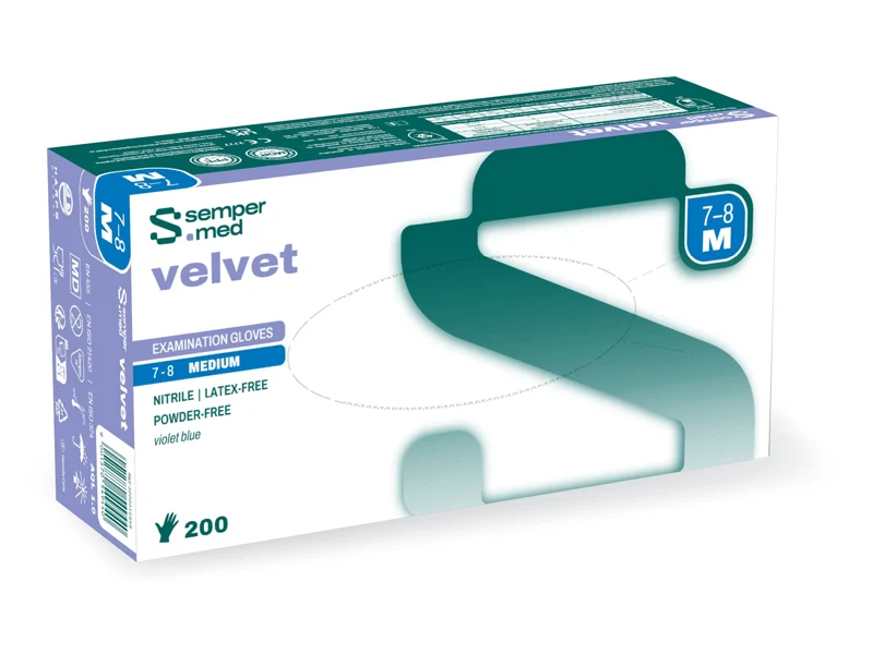 sempermed ® velvet Handschuhe, Grösse M, 200 Stück