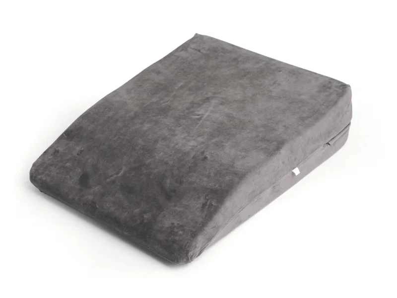 SISSEL Venosoft Balance klein, grau, 65 x 50 x 22 cm, bis 165cm Körpergrösse, inkl. Veloursbezug