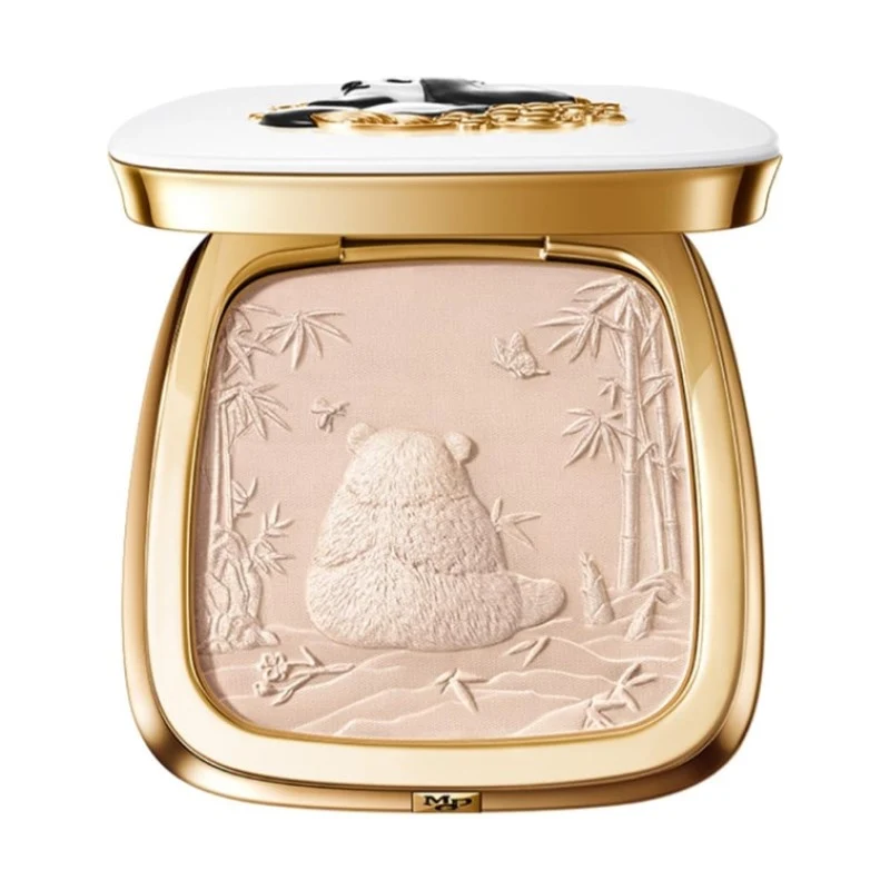 [Self-operated] MAOGEPING MGP Illusionary Soft Gauze Foundation #101 (Panda Base Cultural and Creative Collaboration) 10g - Soft Focus Setting Powder with Lightweight Texture