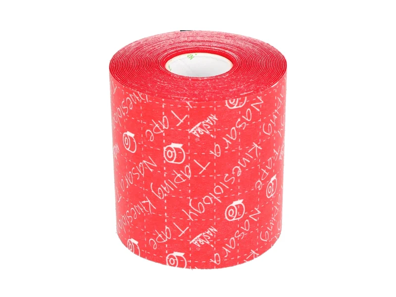 Nasara Kinesio Tape, 7.5 cm x 5 m, rot