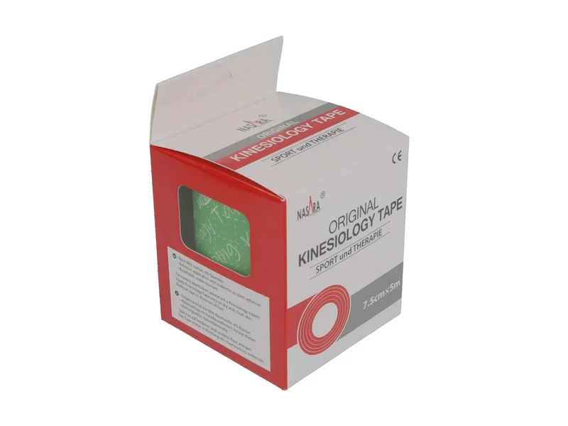 Nasara Kinesio Tape 7.5 cm x 5 m, grün