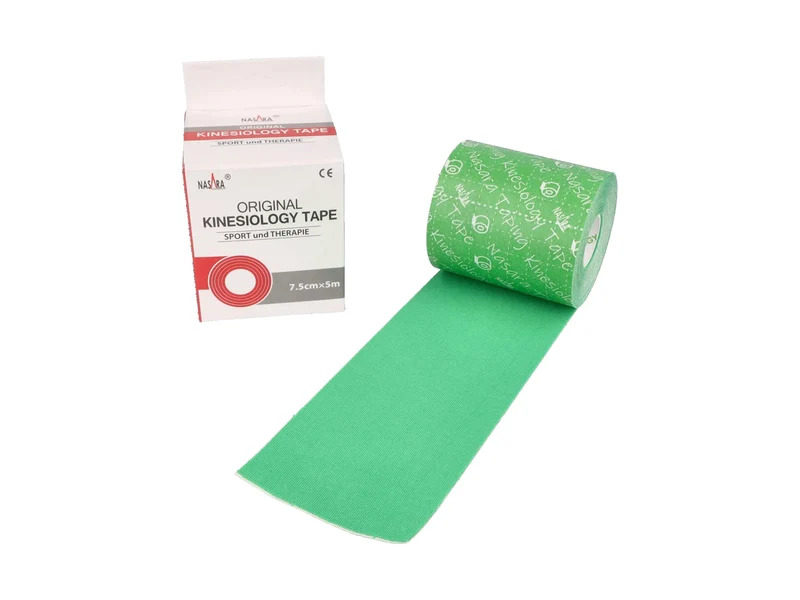 Nasara Kinesio Tape 7.5 cm x 5 m, grün