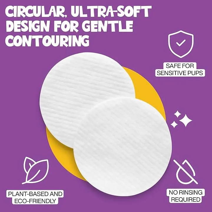 [Self-operated] Roofus Pet Dog Eye Cleaning Wipes, Tear Stain Removal, Fragrance-Free, 100 Wipes