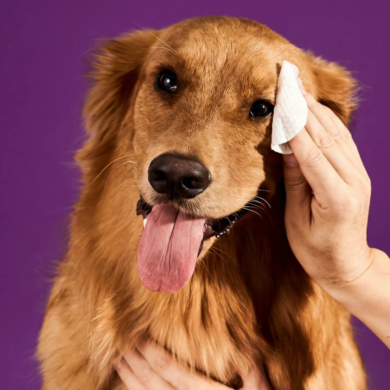 [Self-operated] Roofus Pet Dog Eye Cleaning Wipes, Tear Stain Removal, Fragrance-Free, 100 Wipes