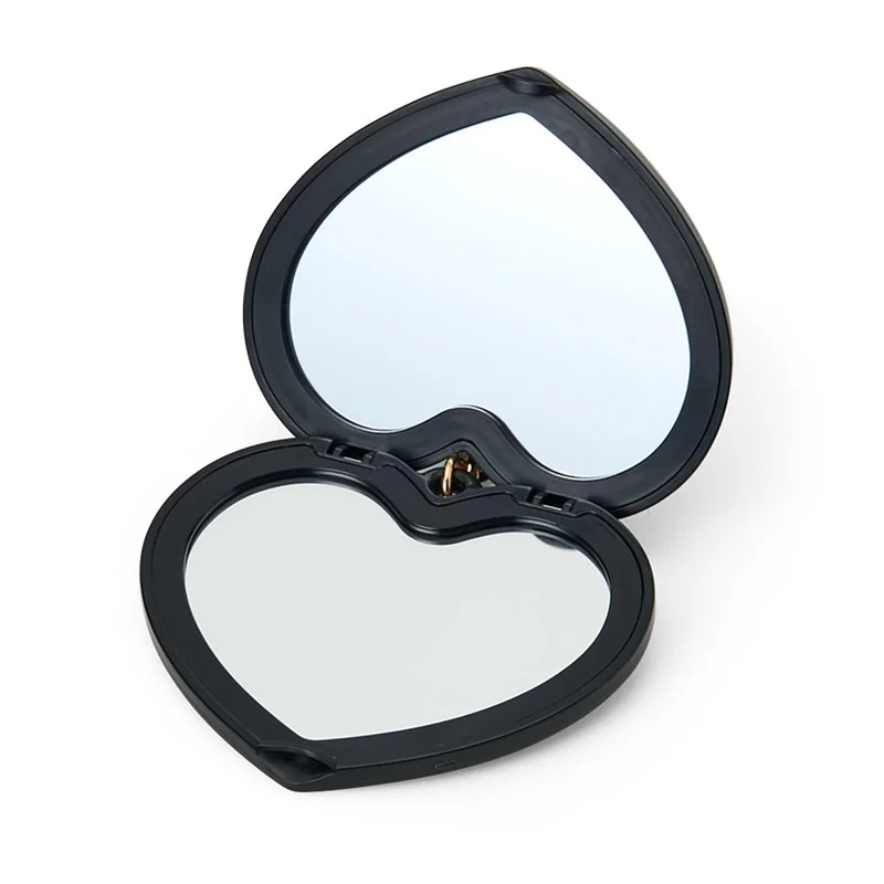 [Self-operated] Sanrio Kitty Heart Pearl Pendant (1 piece) - Portable Makeup Mirror, Bag Charm, Keychain