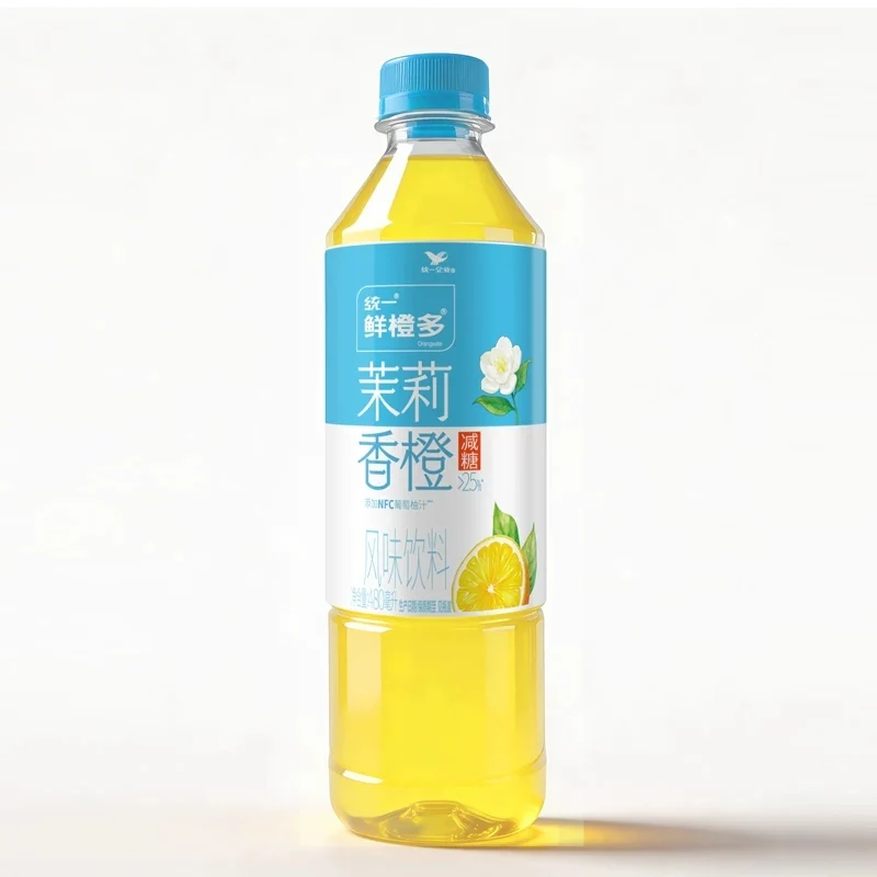[Self-operated] Taiwan UNIF Fresh Orange Juice Jasmine Orange Reduced Sugar Tea Beverage 480ml with Added NFC Grapefruit Juice