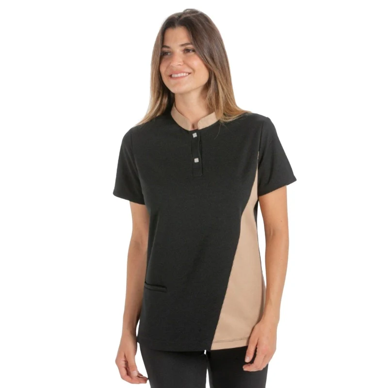 Polo Negro Señorita Costado Arena