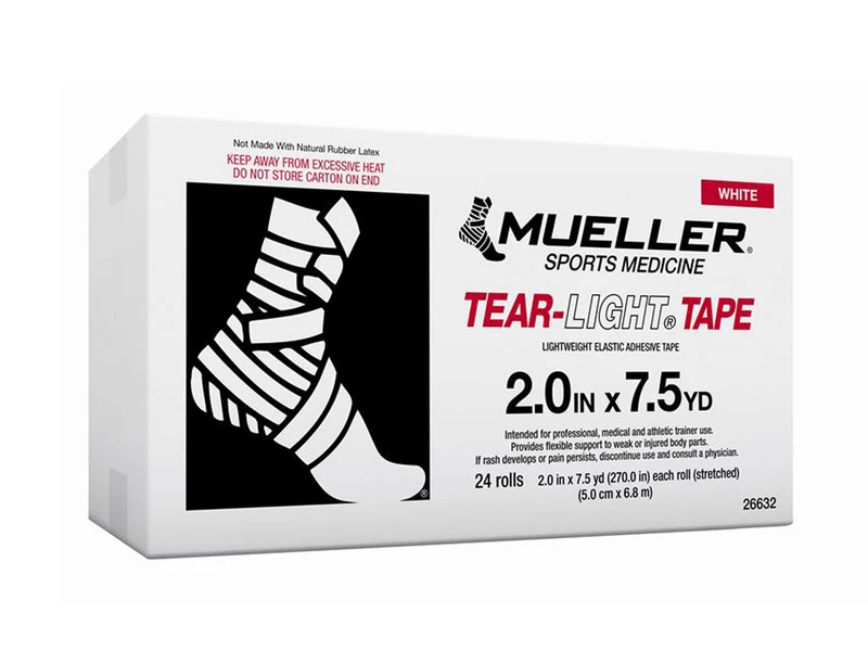 Mueller TEAR Light Tape, weiss, 5 cm x 6.85 m, 24 Stück