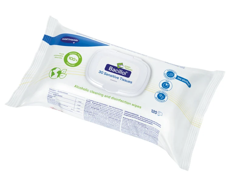 Bacillol 30 Green Sensitive, 120 Tücher