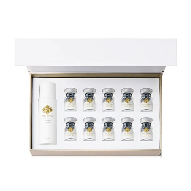 [Self-operated] AXXZIA THE B PRO Creamy Collagen Freeze-Dried Powder Set (60ml Essence + 10 Bottles of 80mg Freeze-Dried Powder): Firming, Anti-aging, Repairing, Barrier Brightening, Skin Rejuvenating, Soothing, and Stabilizing