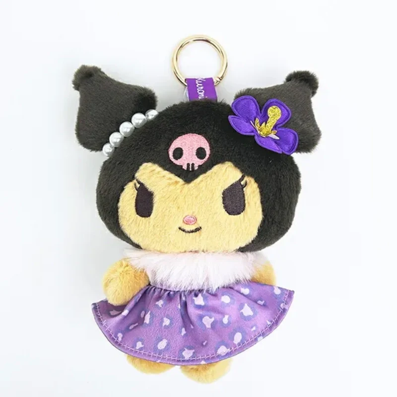 [Self-operated] Sanrio Avail Japan Collaboration Limited Edition Hawaiian Tanning Series Plush Keychain Kuromi (1 piece) Car Pendant Bag Charm Keychain