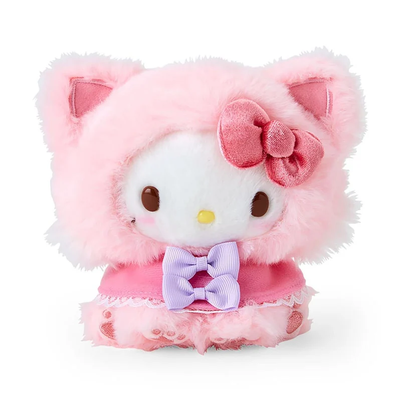 [Self-operated] Sanrio Plush Toy Care Set (Kitty Style) - 1 Set for Children's Role-Playing Pretend Play Toys, Interactive Play, Girl's Birthday Gift