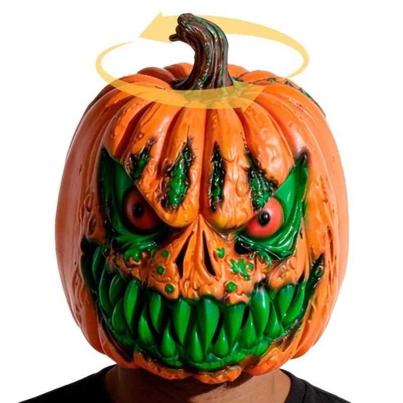 Drehbare Kürbismaske