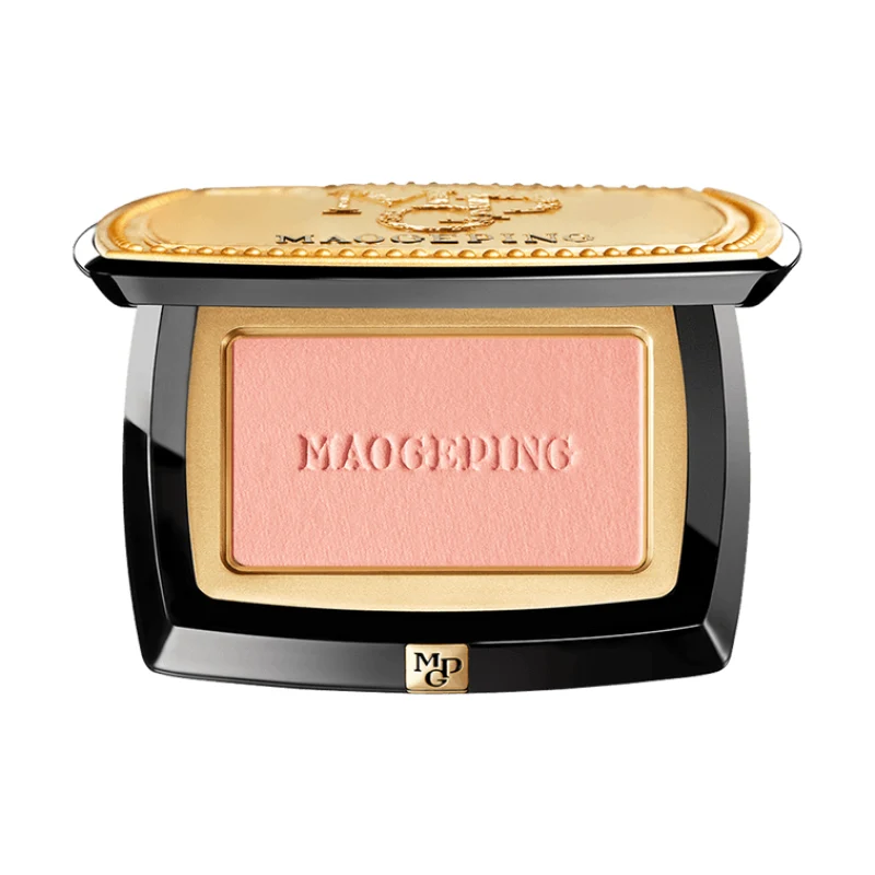 [Self-operated] MAOGEPING MGP Soft Gauze Blush #802 Almond Roasted Milk 3.5g Natural Matte Baby Powder Under-Eye Setting Powder