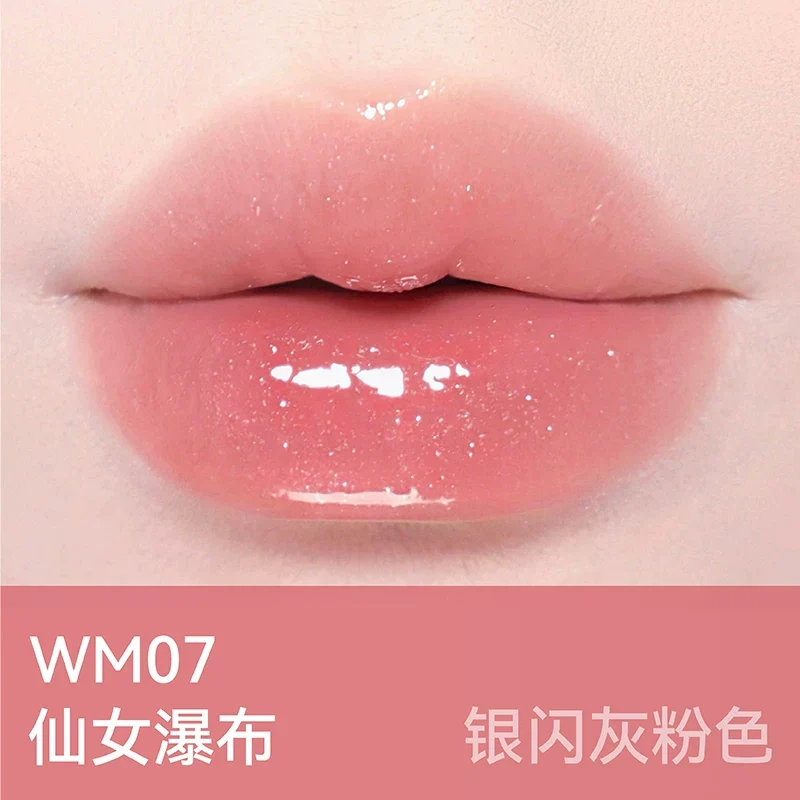 [Self-operated] AZTK Pure Light Lasting Color Lip Gloss #WM07 Fairy Waterfall 1.9g Solid Lip Gloss Mirror Lipstick Moisturizing Jelly Feel Not Easy to Transfer